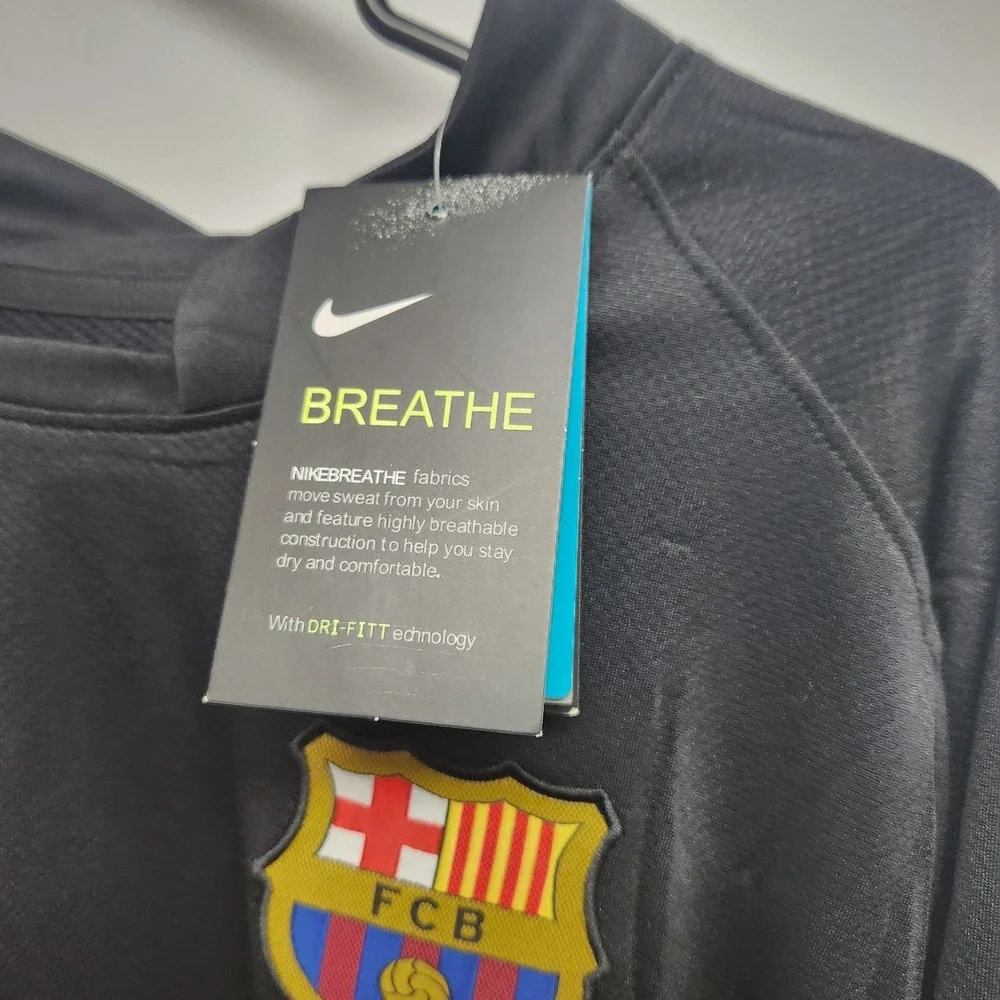 Barcelona Messi Nike Jersey Black Qatar Foundation Mens 2XL Brand‎ New